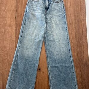 Fashion Nova Light Blue Flare Jeans